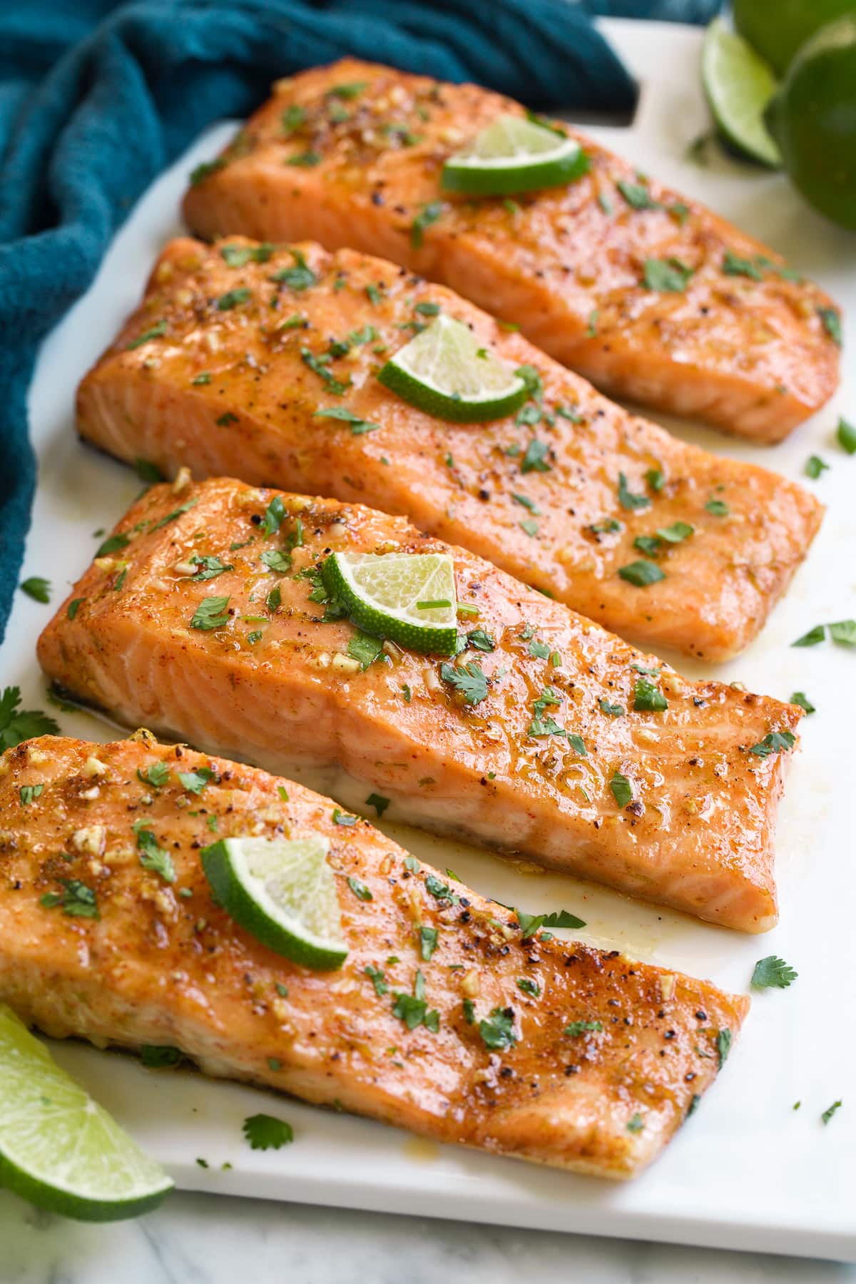 The Ultimate Sweet & Tangy Baked Salmon with Lime Glaze